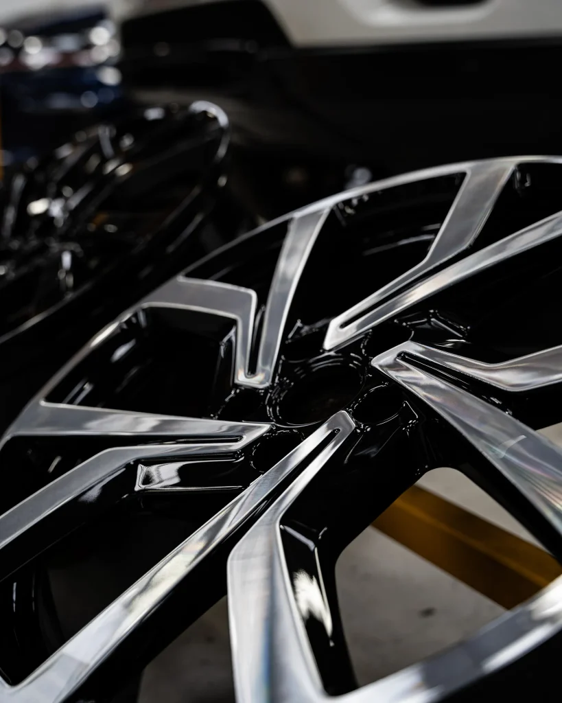 Diamond cut alloy wheels in London