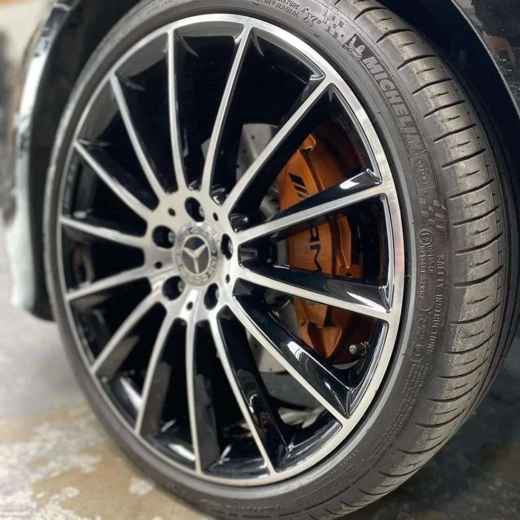 Bringing your Mercedes wheel faces back