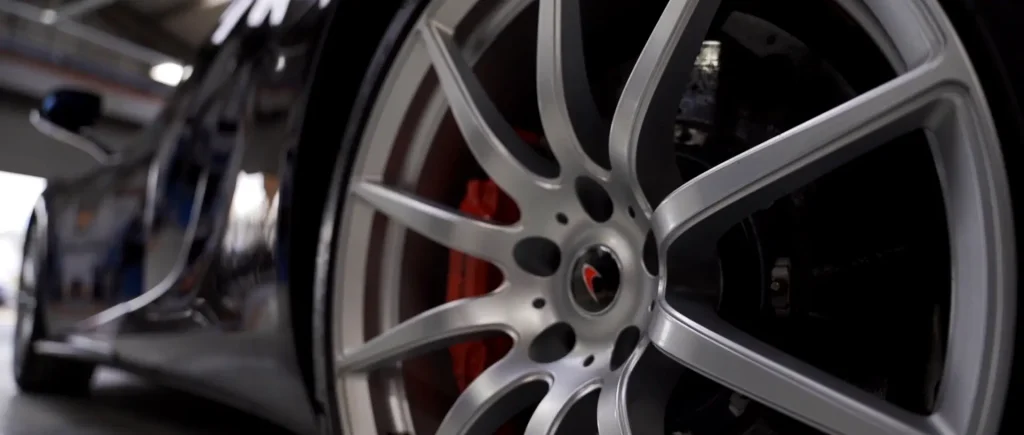 McLaren in the Whoops Wheel Fix It workshop