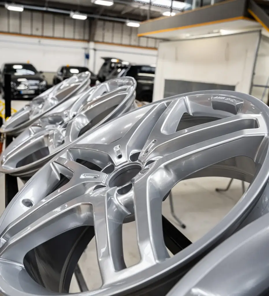 Alloy wheel refurbishment